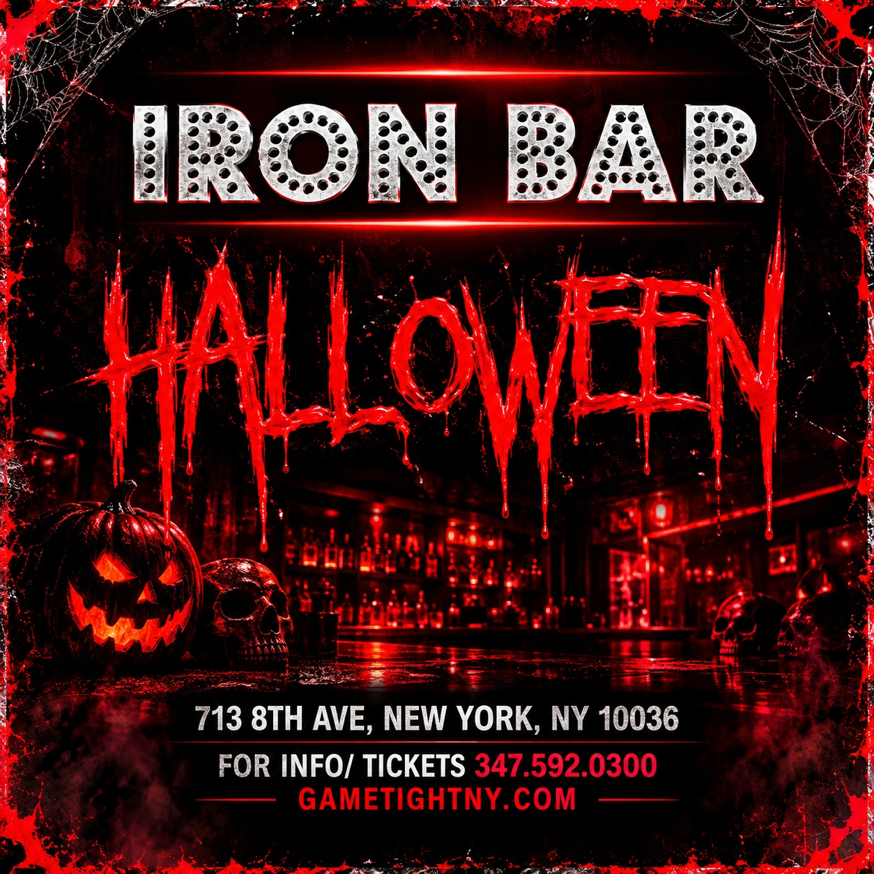 Iron Bar Time Square Halloween Party 2026 — event image